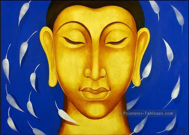 le Bouddha Indienne Peintures à l'huile